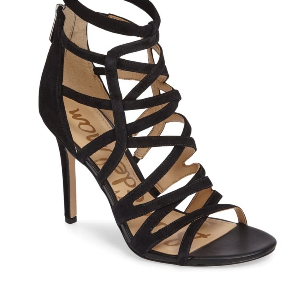 Sam Edelman Black - Cage Sandals